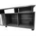 Rack Atraente para TV até 75 Polegadas JCM Movelaria Cinamono Off White