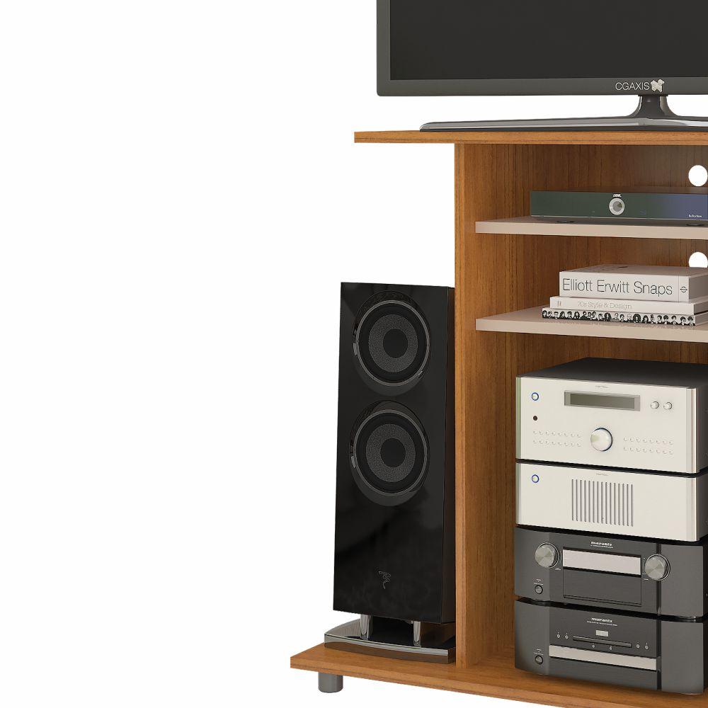 Rack Cipó para TV até 32 Polegadas JCM Movelaria Cinamono Off White