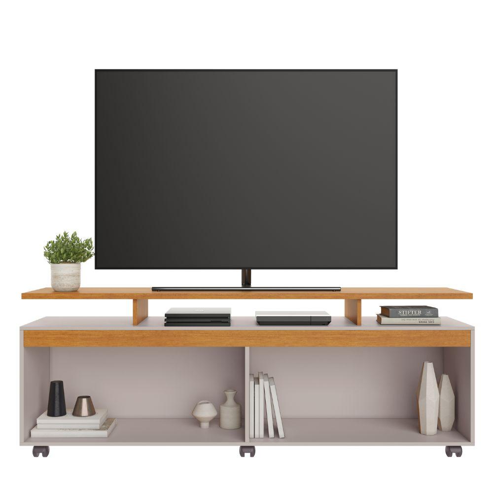 Rack Elogio para TV até 65 Polegadas JCM Movelaria Off White Cinamomo