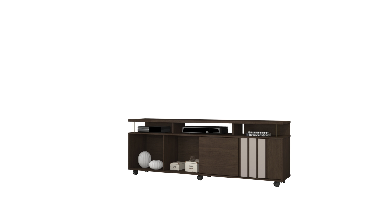 Rack Para Tv Até 72 Polegadas Atraente Candian Jcm Movelaria Café/Off White