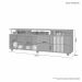 Rack Para Tv Até 72 Polegadas Atraente Candian Jcm Movelaria Café/Off White