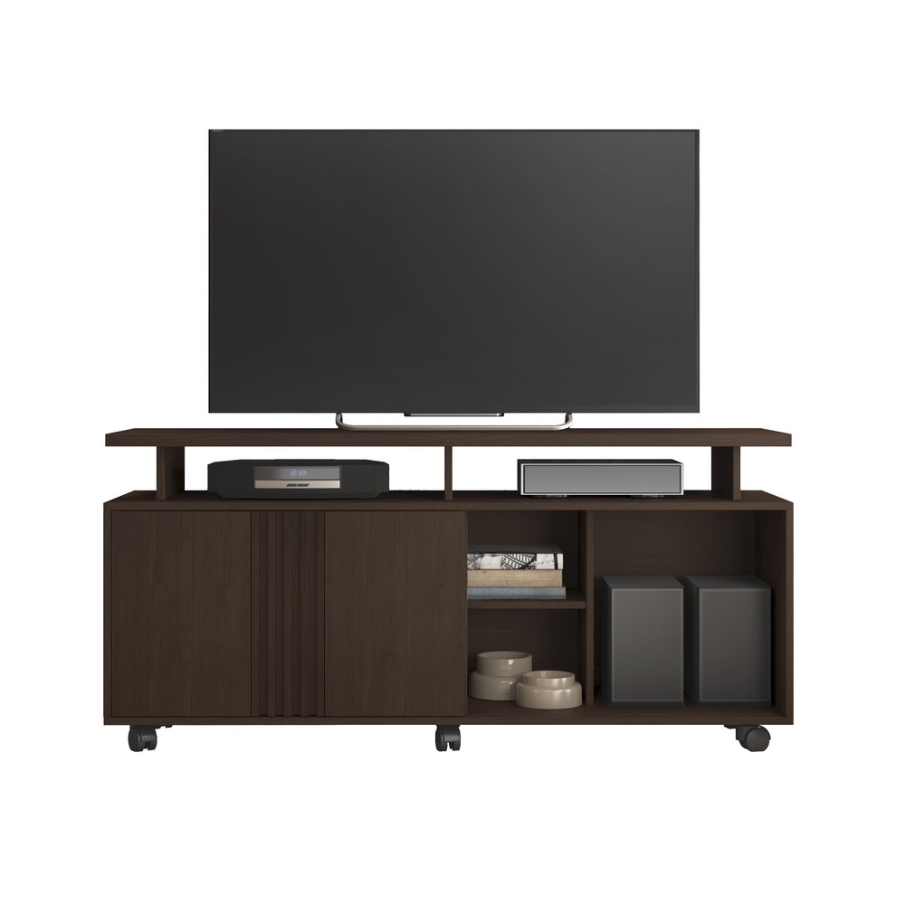 Rack para TV até 58 Polegadas Humor JCM Móveis Café/Onix