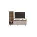 Rack para Tv até 55 Polegadas Luz Candian JCM Móveis Noronha/Off White
