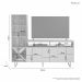 Rack para Tv até 55 Polegadas Luz Candian JCM Móveis Noronha/Off White