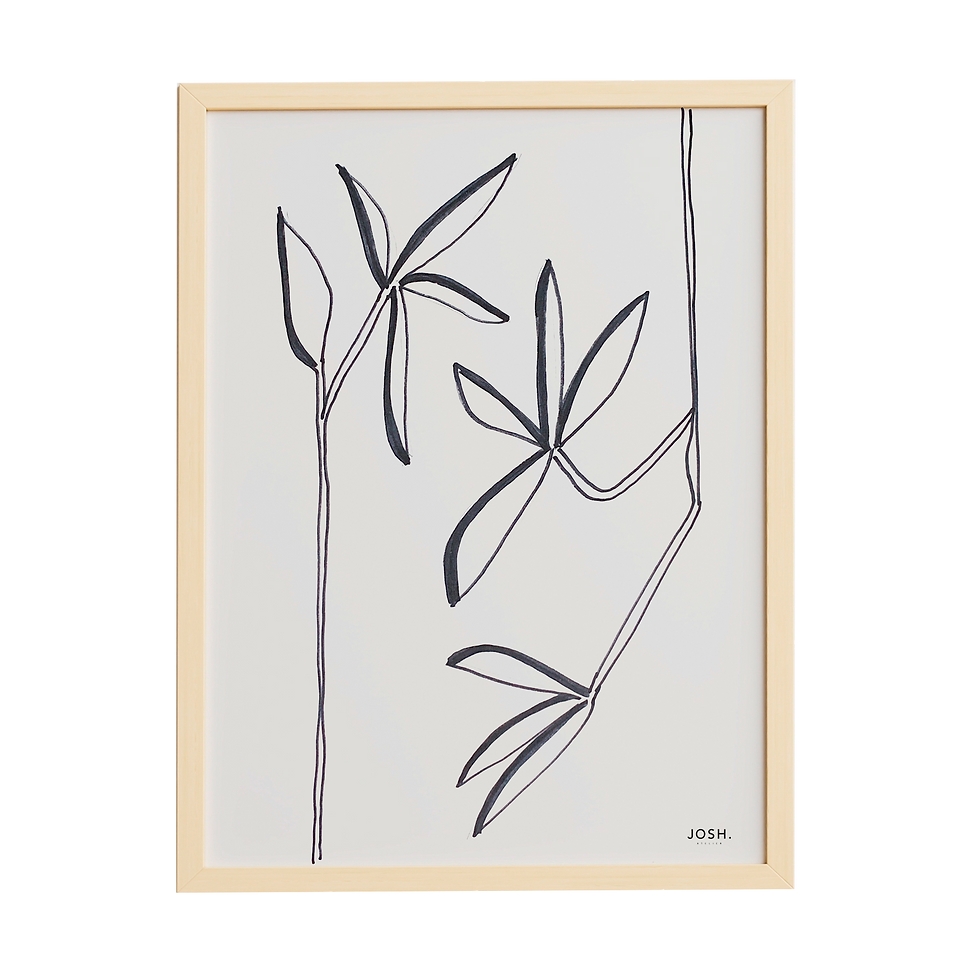 Quadro Light Flowers 60x80 - JOSH