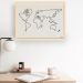 Quadro Mapa Mundi 40x60 - JOSH