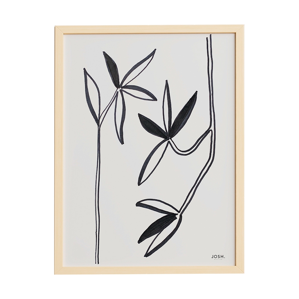 Quadro Middle Flowers 60x80 - JOSH