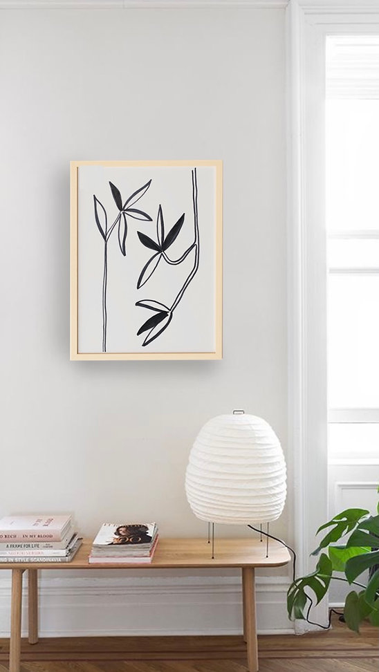 Quadro Middle Flowers 60x80 - JOSH