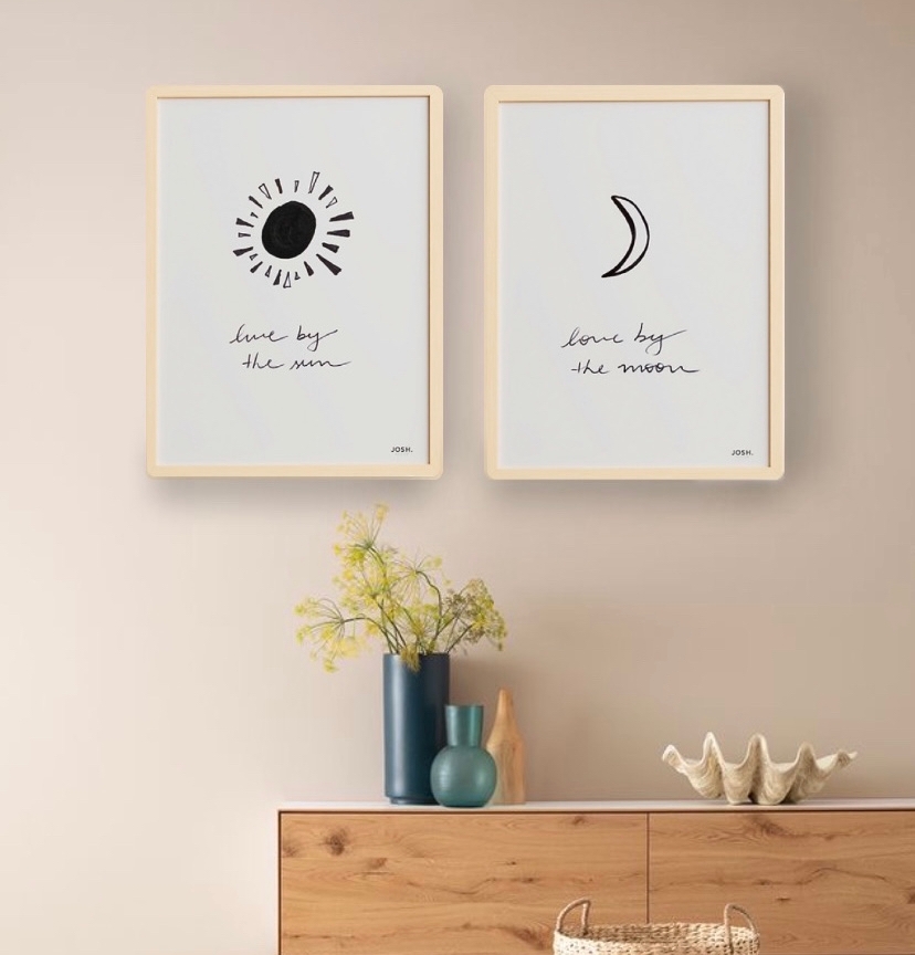 Quadro Moon 60x80 - JOSH