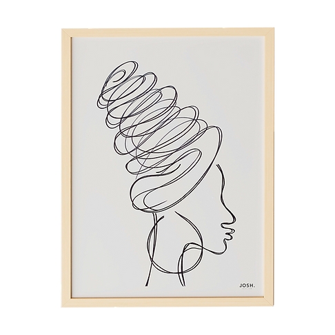 Quadro Perfil 40x60 - JOSH