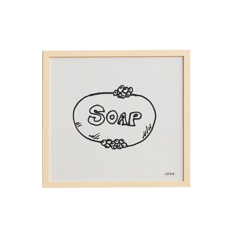 Quadro Soap 20x20 - JOSH
