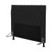 Cabeceira Cama Box Casal 140cm Cristal Corino Preto - JS Móveis