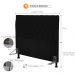 Cabeceira Cama Box Casal 140cm Cristal Corino Preto - JS Móveis