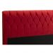Cabeceira Cama Box Casal 140cm Miami Veludo Vermelho - JS Móveis