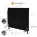 Cabeceira Cama Box Casal 195cm Cristal Corino Preto - JS Móveis
