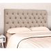 Cabeceira Cama Box Casal King 195cm Cristal Linho Bege - JS Móveis