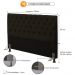 Cabeceira Cama Box Casal King 195cm Cristal Veludo Chocolate - JS Móveis