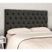 Cabeceira Cama Box Casal Queen 160cm Cristal Linho Chumbo - JS Móveis