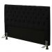 Cabeceira Cama Box Casal Queen 160cm Cristal Suede Preto - JS Móveis