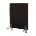 Cabeceira Cama Box Solteiro 90cm Cristal Corino Marrom - JS Móveis