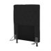 Cabeceira Cama Box Solteiro 90cm Cristal Corino Preto - JS Móveis