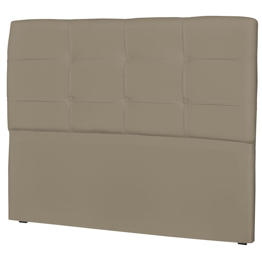 Cabeceira Casal Cama Box 195cm London Corino Areia - JS Móveis