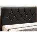 Cabeceira Para Cama Box Casal King 195cm França Corino Preto - JS Móveis