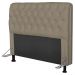 Cabeceira Paris Para Cama Box Casal 140cm Paris Corino Areia - JS Móveis