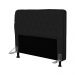 Cabeceira Paris Para Cama Box Casal 140cm Paris Corino Preto- JS Móveis