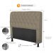 Cabeceira Paris Para Cama Box Casal 195cm Paris Corino Areia - JS Móveis