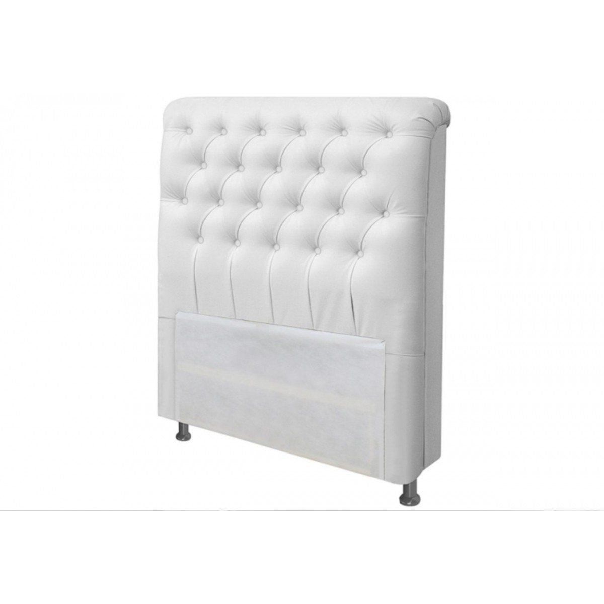 Cabeceira Paris Para Cama Box Solteiro 90 cm Corino - JS Móveis