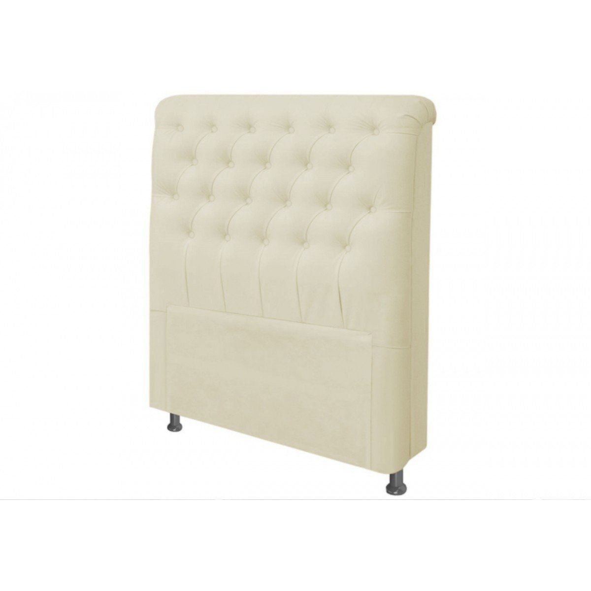 Cabeceira Paris Para Cama Box Solteiro 90 cm Corino - JS Móveis