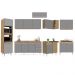 Cabeceira Paris Para Cama Box Solteiro 90 cm Corino - JS Móveis