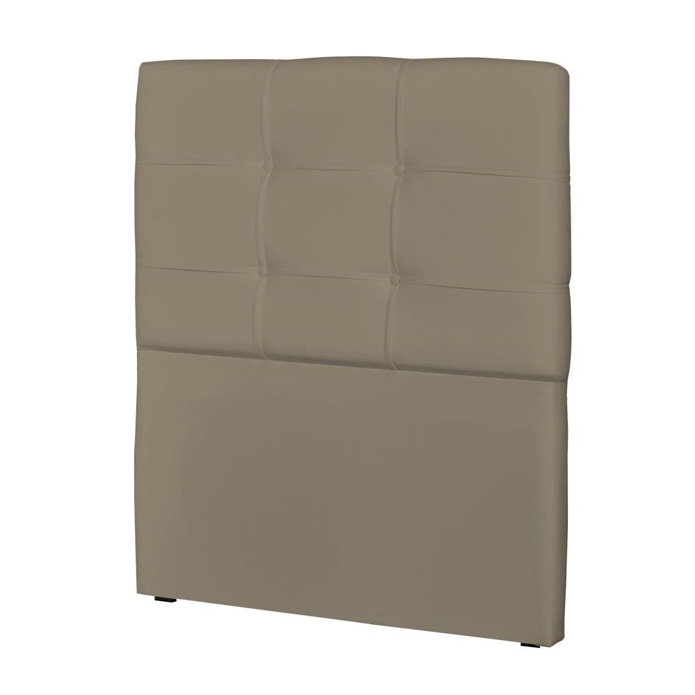 Cabeceira Solteiro Cama Box 90 cm London Sintético Areia - JS Móveis