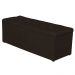 Calçadeira Baú 140cm Paris Corino Marrom - JS Móveis