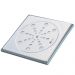 Kit 2 Grelhas Para Ralo De Box Banheiro 15x15cm Quintal Aço Inox Com Fecho