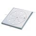 Kit 2 Grelhas Para Ralo De Box Banheiro 15x15cm Quintal Aço Inox Com Fecho