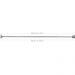 Suporte Para Cortina De Banheiro Varão Extensível 125 a 220cm