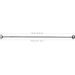 Suporte Para Cortina De Banheiro Varão Extensível 85 a 135cm