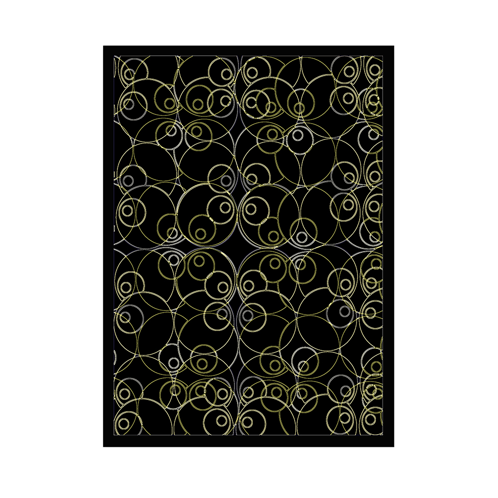 Quadro com Moldura Olhos Preto e Branco (45x32)