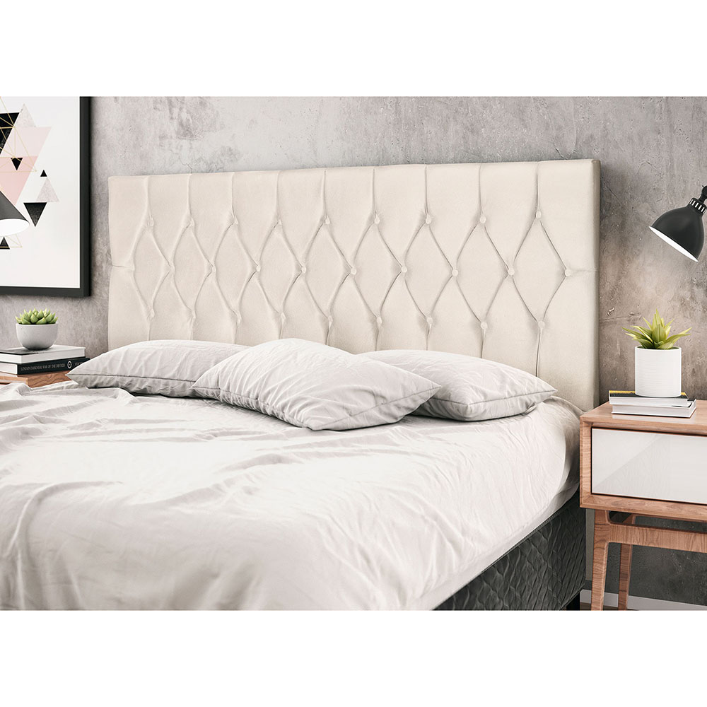 Cabeceira Madri Para Cama Box Solteiro 94 cm Suede - SSX Multicoisas