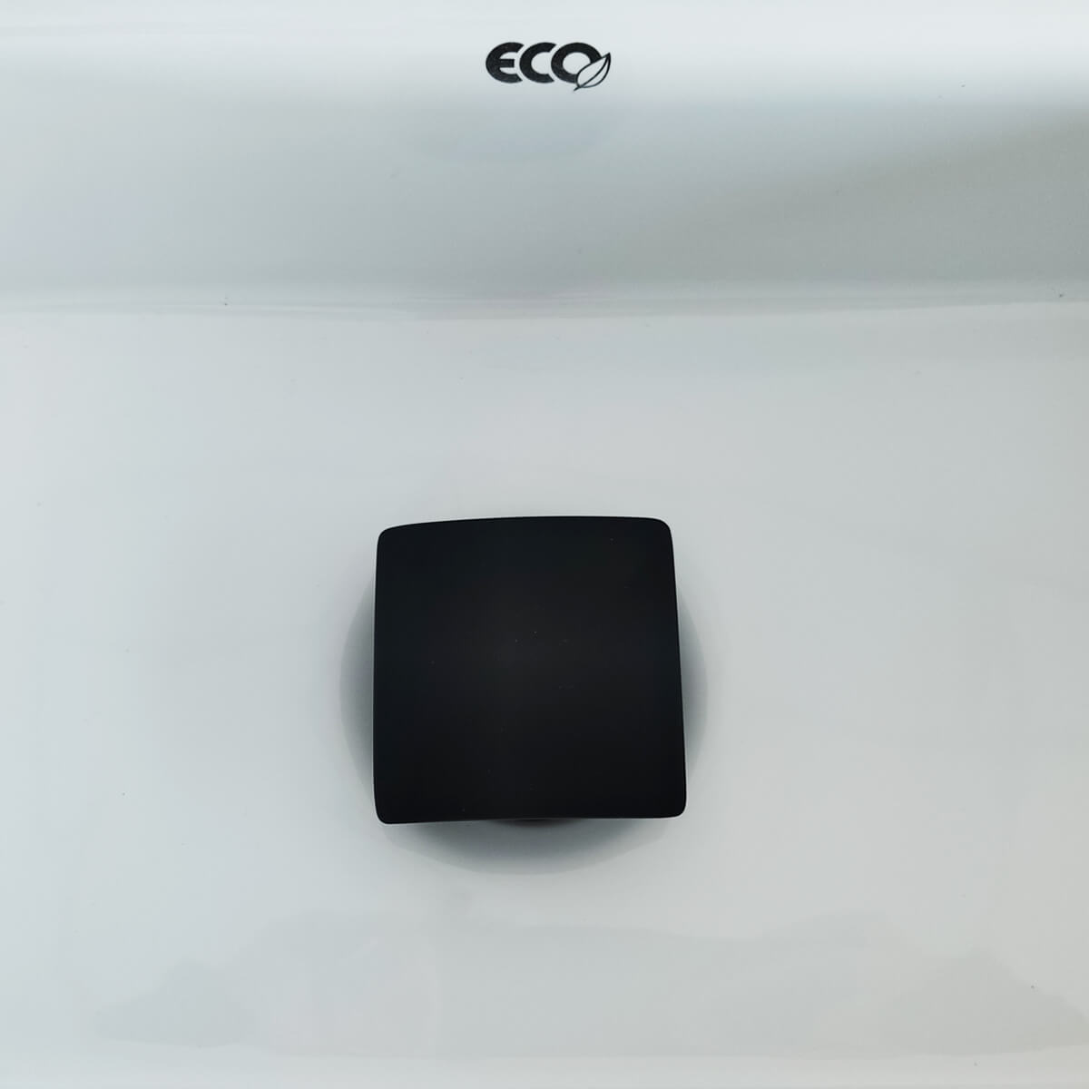 Válvula Click Para Lavatório Pia Com Tampa Quadrada Preto Fosco Jiwi