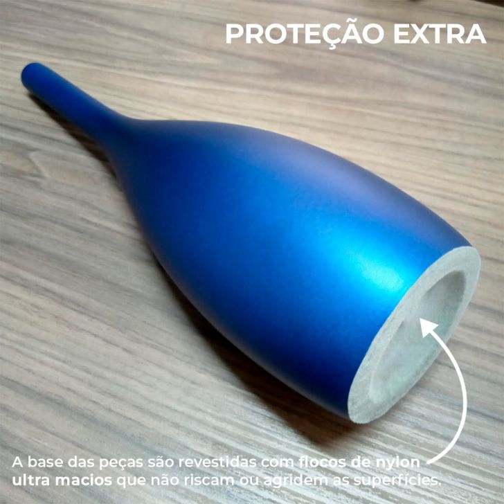 Dupla Vaso Garrafa Tulipa Enfeite Decoração Branca