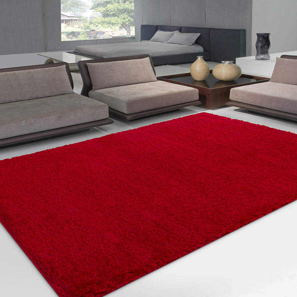 Tapete Encanto 2,00m x 1,50m Vermelho Jolitex