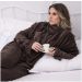 Cobertor com Manga  Fleece Nevada Juma - Marrom