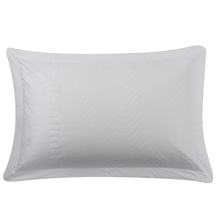 Porta travesseiro 150 Fios Matelado - Branco