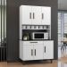 Armário de Cozinha 6 Portas Salvador Kaiki Móveis Branco