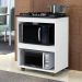 Balcão para Cooktop 4 Bocas Turim Kaiki Móveis Branco