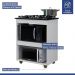 Balcão para Cooktop 4 Bocas Turim Kaiki Móveis Branco