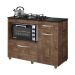 Balcão para Cooktop 4 Bocas Violeta Kaiki Móveis Ypê